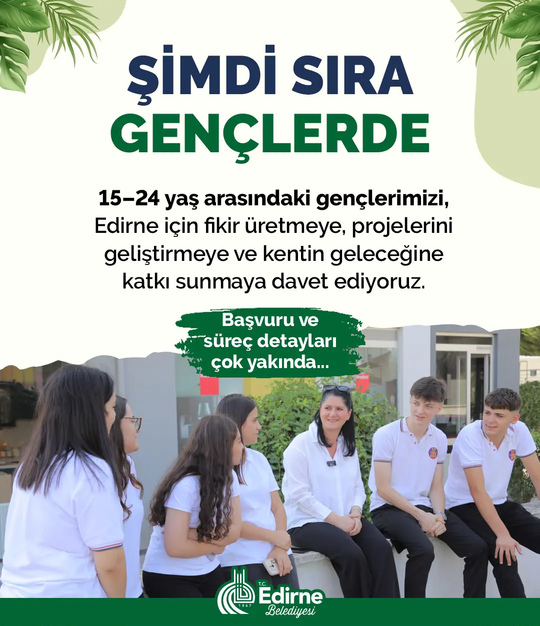 EDİRNE BELEDİYESİ, BLOOMBERG PHILANTHROPIES YOUTH CLIMATE ACTION FUND PROGRAMINA KABUL EDİLDİ galeri görseli